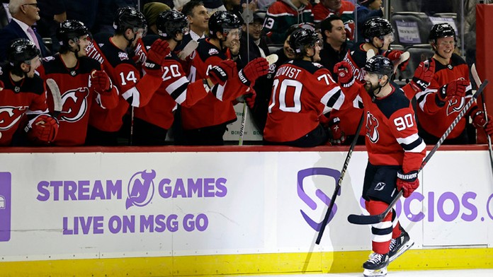 Slovenský hokejový útočník Tomáš Tatar strelil štvrtý gól.