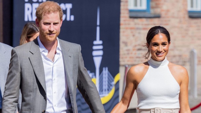 Princ Harry a Meghan Markle.