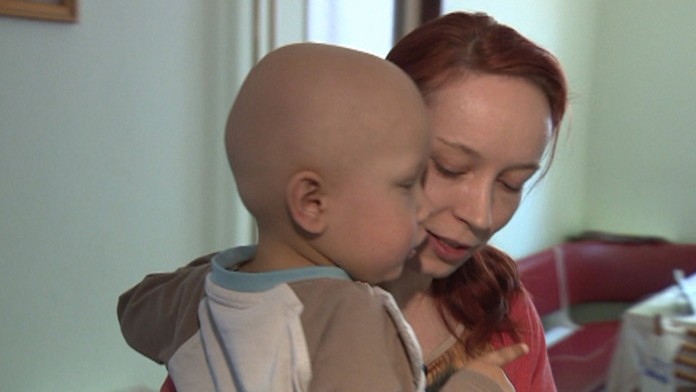 Michaela Jančová so synom Miškom.