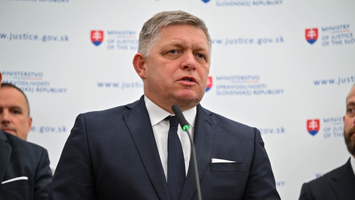 Na snímke predseda vlády Robert Fico.