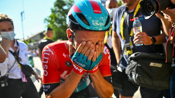 Victor Campenaerts triumfoval v 18. etape Tour de France