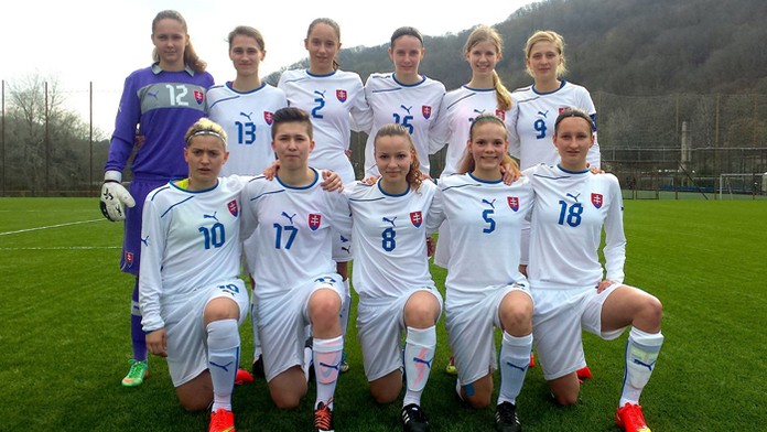 Futbalové reprezentantky do 19 rokov.