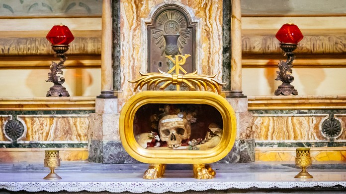 Lebka sv. Valentína