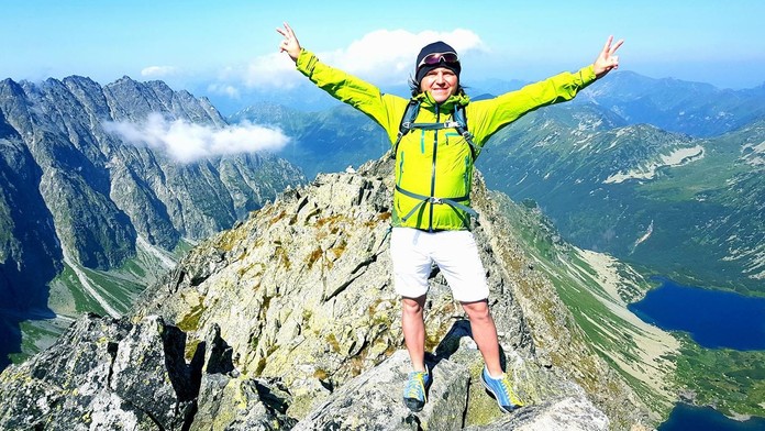 S Jánom Tribulom po horách. 