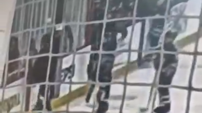 VIDEO: Šokujúci incident v zámorí. Rozzúrený rodič napadol priamo na ľade dvojicu rozhodcov