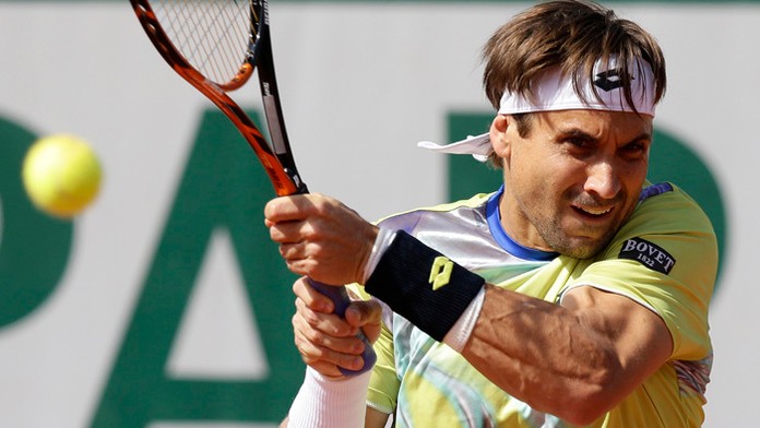 David Ferrer na Roland Garros.