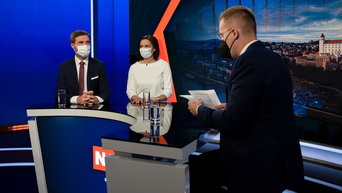 Juraj Blanár a Mária Kolíková v Na telo.