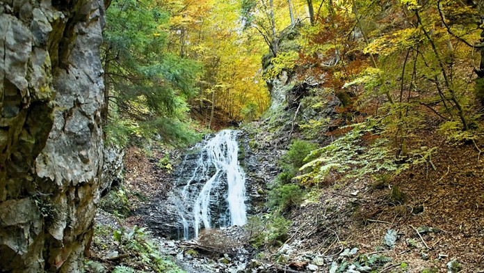 Vodopády v Čutkovskej doline.