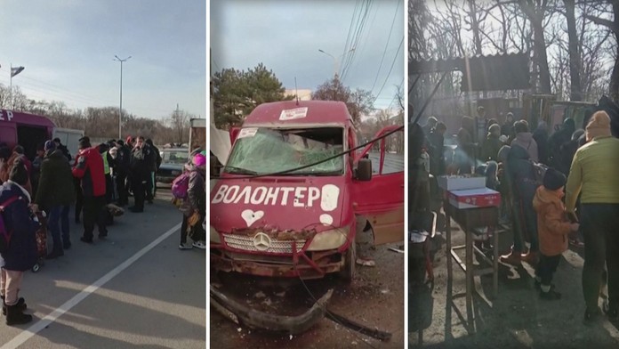 Dobrovoľník zničenou dodávkou evakuoval z Mariupola 200 ľudí. Nie striel, ale ticha sa ľudia báli najviac, uviedol