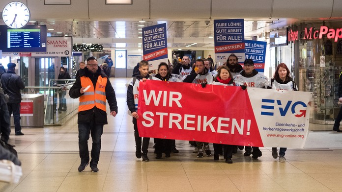 Štrajk nemeckých železničiarov