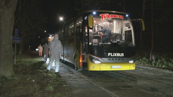 Autobus so Slovákmi.