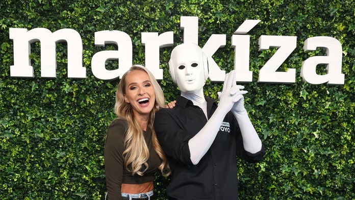 Lucia Mokráňová na media párty TV Markíza