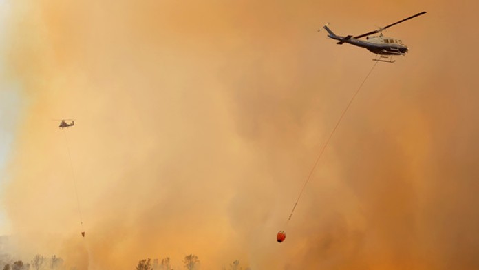 Lesný požiar v Kalifornii