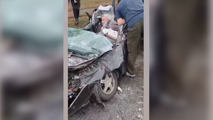 Muž v Kyjeve zázrakom prežil zrážku s tankom.