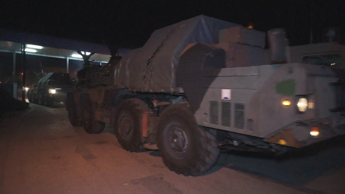 Exkluzívne zábery: V noci presúvali systém protivzdušnej obrany S-300 na východ