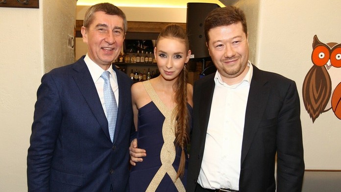 Babiš a Okamura na archívnej fotografii