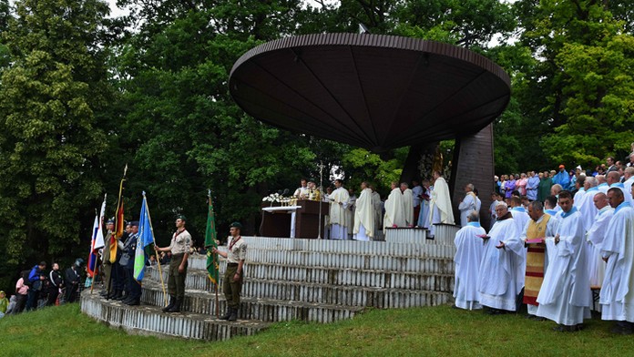 Slávnostná odpustová sv. omša na Mariánskej hore v Levoči.