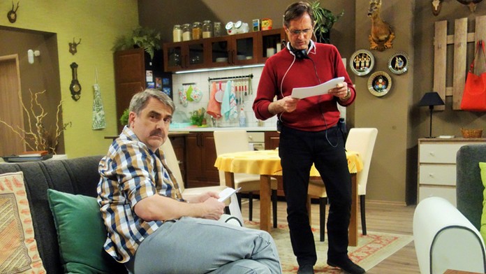Peter Marcin a režisér Miloš Volný
