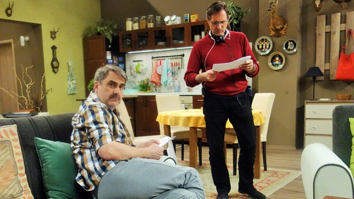 Peter Marcin a režisér Miloš Volný