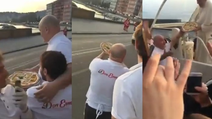 Pápežovi doručili pizzu do papamobilu