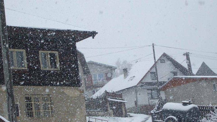 Sneženie v Brutovciach