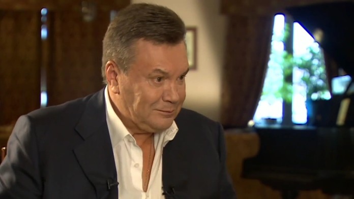 Viktor Janukovyč počas rozhovoru pre BBC