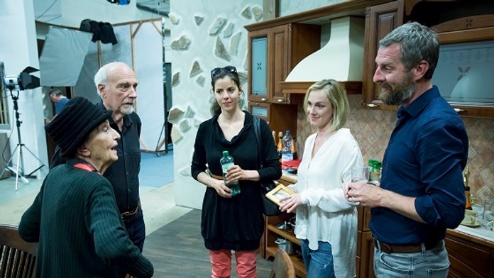 Eva Rysová, Ivan Letko, Ivana Kuxová, Monika Hilmerová a režisér Matúš Libovič