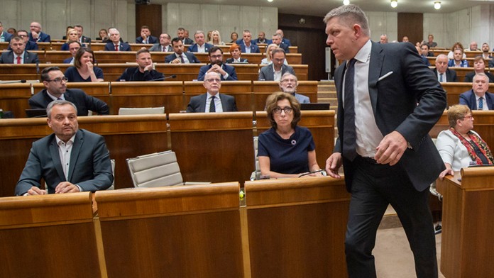 Predseda Smeru-SD Robert Fico.