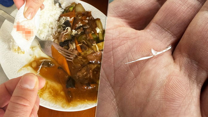 Sklo v jedle z bratislavskej reštaurácie. Žena si dorezala vnútro úst