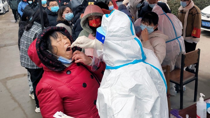 Testovanie v Číne.