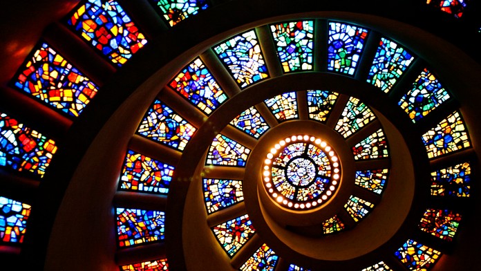 Glory Window, Chapel of Thanksgiving, Dallas, Texas.