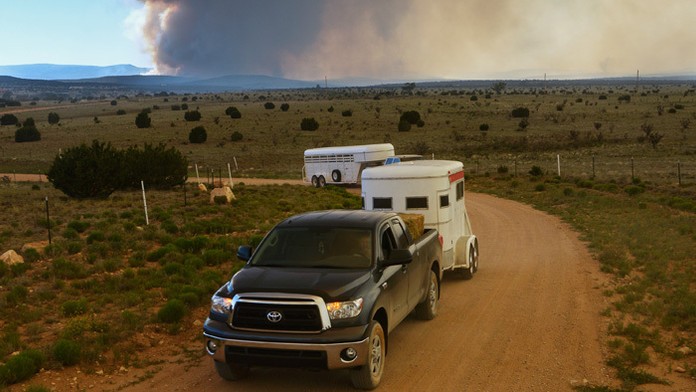 Požiare v Kalifornii a Novom Mexiku.