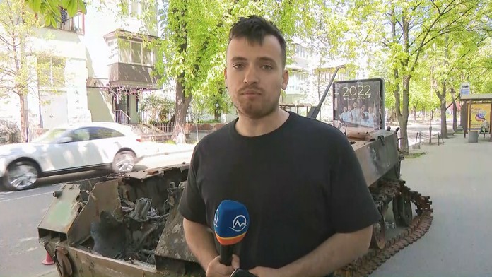 Pred živým vstupom TV Markíza zneli v Kyjeve sirény, domáci si z nich už veľkú hlavu nerobia