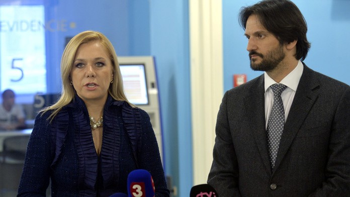 Robert Kaliňák a Denisa Saková