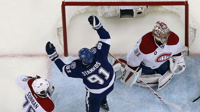 Hokejisti Tampy Bay sú prvými finalistami Východnej konferencie play off zámorskej NHL v sezóne 2014/2015.