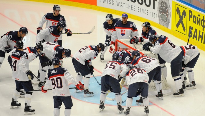Záverečné sústredenie slovenských hokejistov pred zápasom Bielorusko-Slovensko.