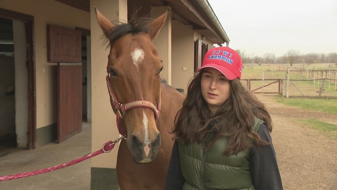 Carla (vpravo) s Ellou.