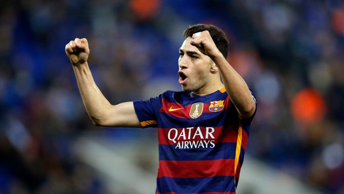 Futbalista FC Barcelona Munir El Haddadi.