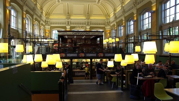 McDonald's v Budapešti. 