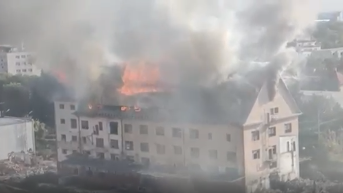 Požiar v Bratislave na Račianskej.