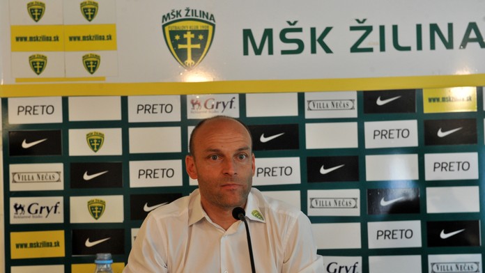 Tréner Žiliny Adrián Guľa