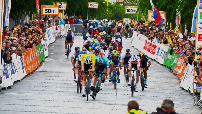 Dojazd etapy Okolo Slovenska 2022 v Trnave