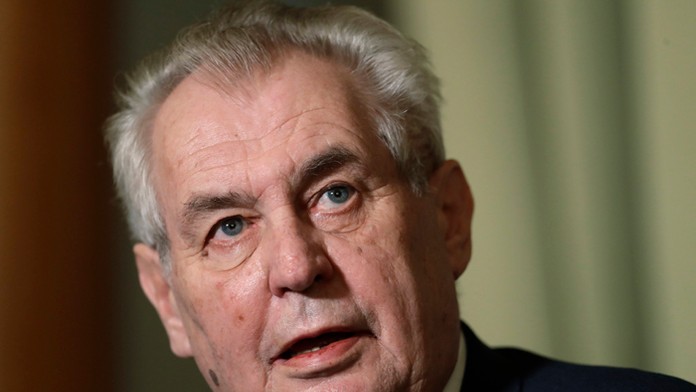 Český prezident Miloš Zeman.