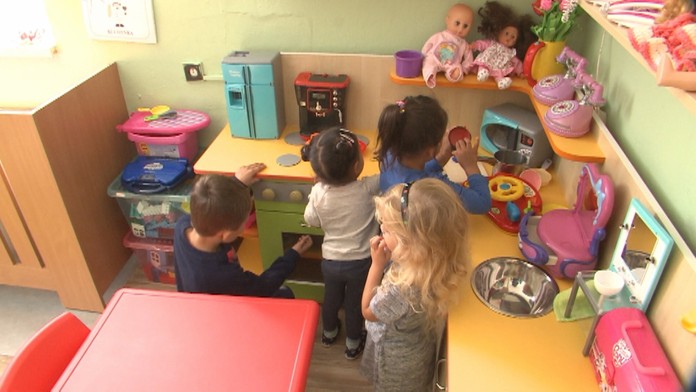 Zábery zo škôlky. 