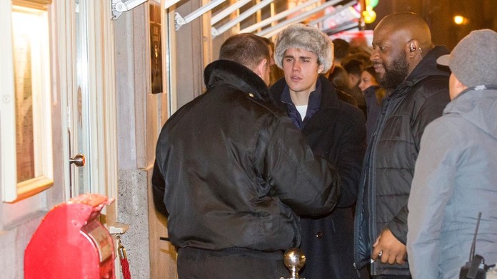 Justin Bieber v Prahe