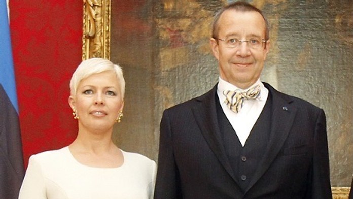 Toomas Hendrik Ilves s bývalou manželkou Evelin.