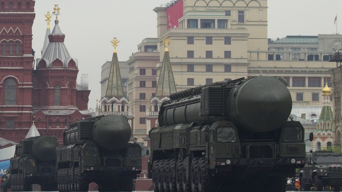 Ruské jadrové rakety Topoľ-M.