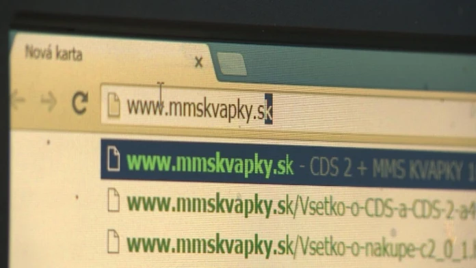 MMS kvapky.