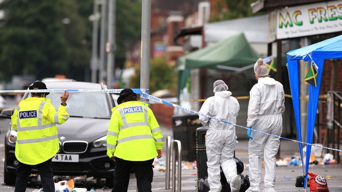 Strelba v britskom meste Manchester.