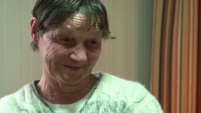 Zachránená bezdomovkyňa Mária Benková.